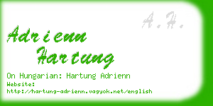 adrienn hartung business card